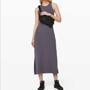 Lululemon Get Going Dress in Gray